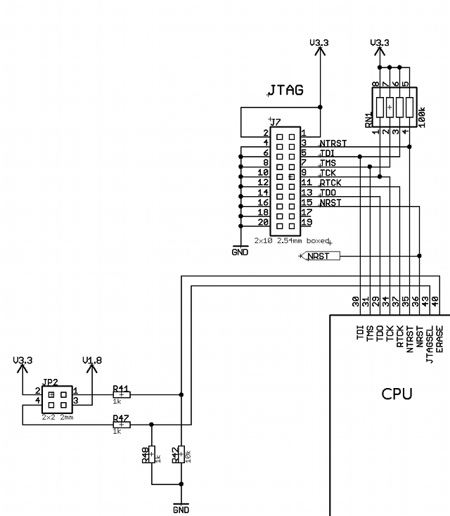 Схема подключения jtag